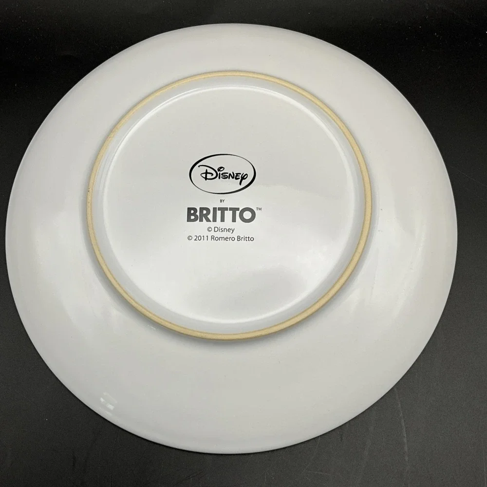 Disney Goofy Plate by Romero Britto *NEW* Gift Boxed
